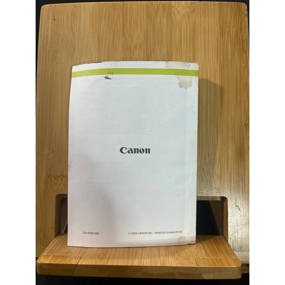 Canon PowerShot A70 A60 Digital Camera User Guide English Manual CDI-E093